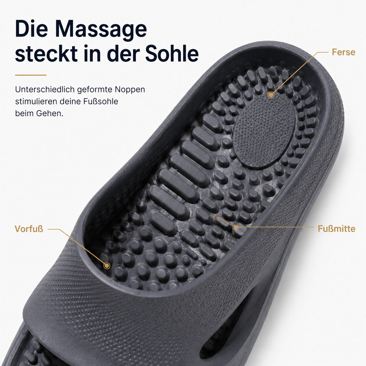 Flesuah ReflexFlex - Bequeme Massagehausschuhe für jeden Tag