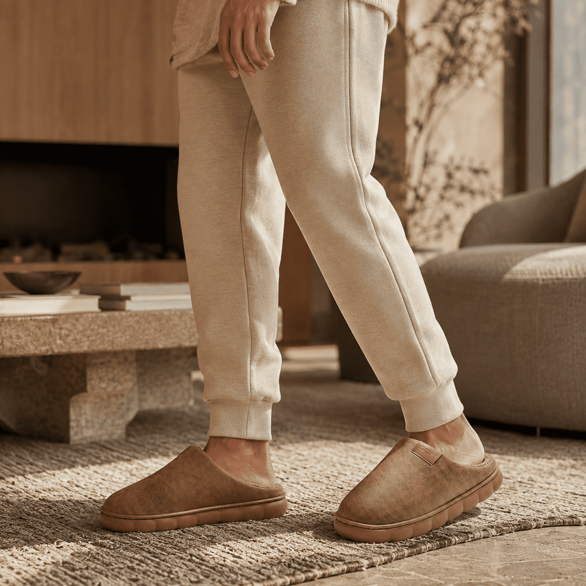 Flesuah Coast Premium - Lederpantoffeln für langlebigen Gebrauch