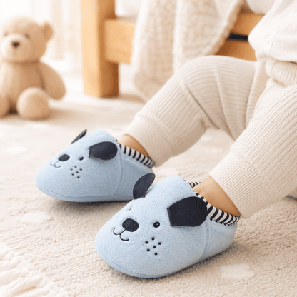 Flesuah PuppySoft - Kuschelige Baby-Schuhe mit sicherem Knöchelbund