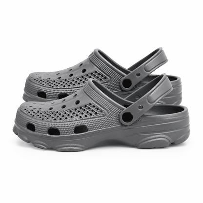 Flesuah Clogs Max - Orthopädische Clogs mit verstellbaren Riemen