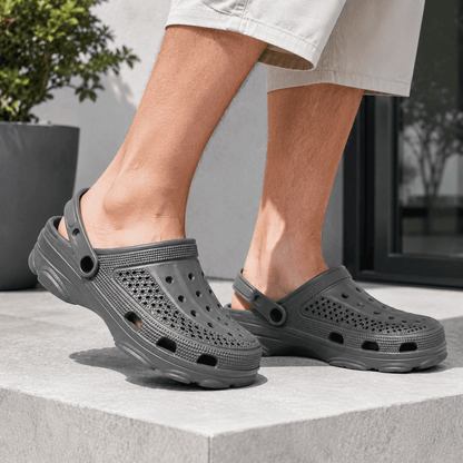 Flesuah Clogs Max - Orthopädische Clogs mit verstellbaren Riemen