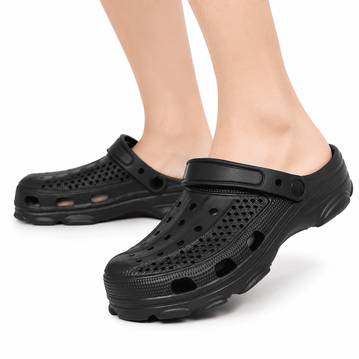 Flesuah Clogs Max - Orthopädische Clogs mit verstellbaren Riemen