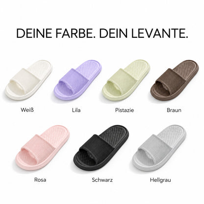 Flesuah Levante - Leichte Slides für drinnen & draußen