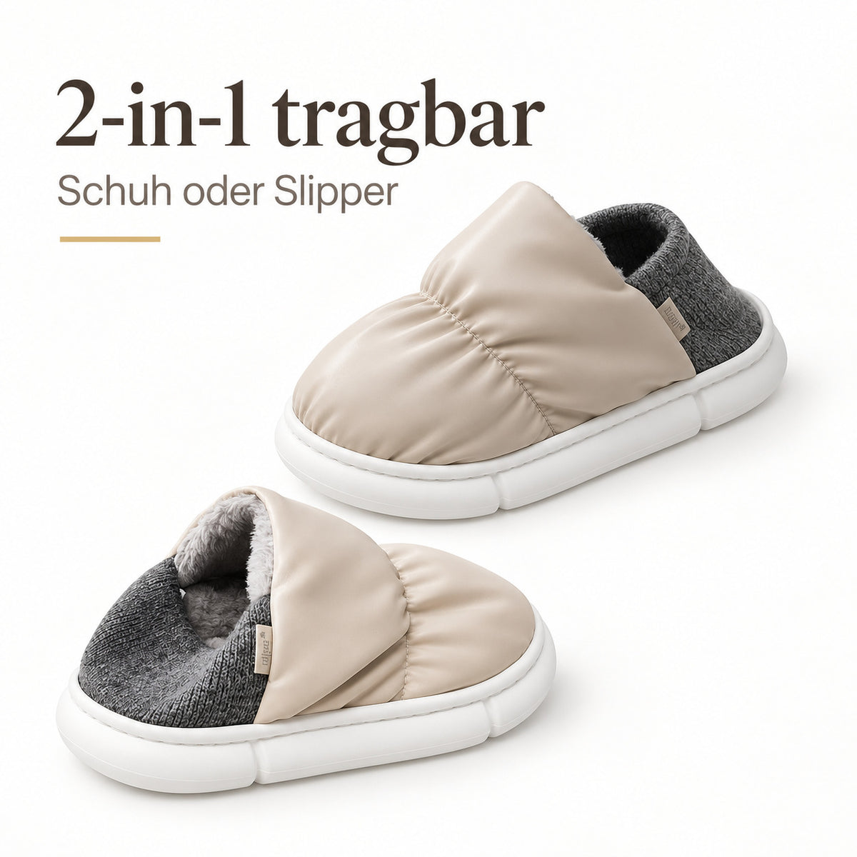 Flesuah Cocoon - Hausschuhe mit flexibler Ferse