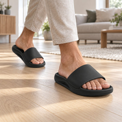 Flesuah Softli Herren - Ergonomische Sandalen mit rutschfester Sohle
