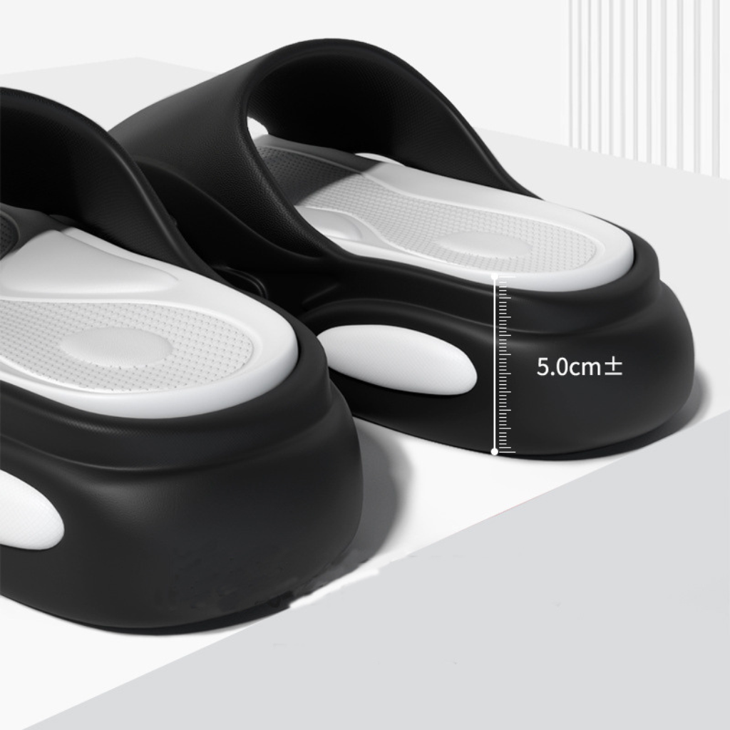 Flesuah CloudStep - Bequeme Plateau-Sommerschuhe mit Komfortsohle