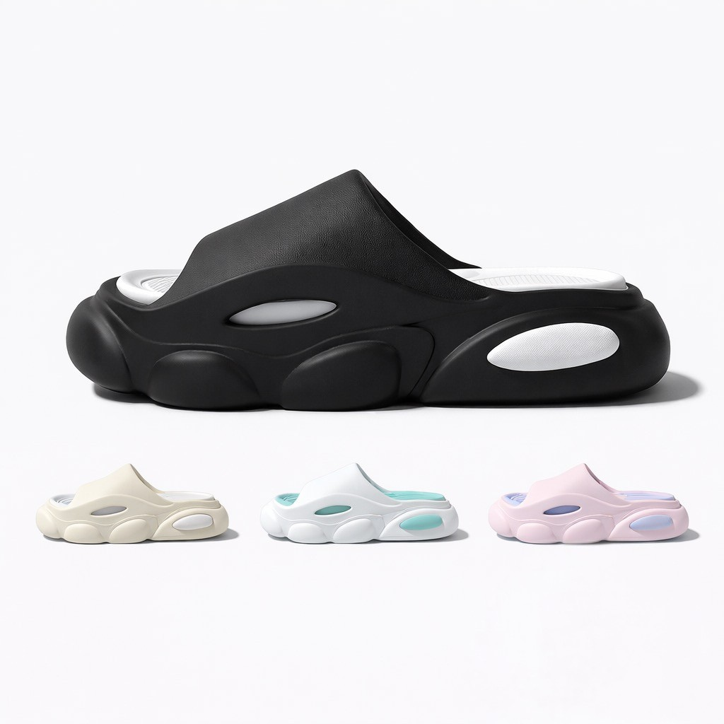 Flesuah CloudStep - Bequeme Plateau-Sommerschuhe mit Komfortsohle