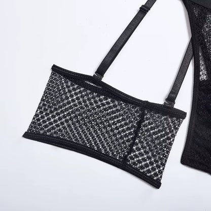 Flesuah Sorella – 3-teiliges Dessous-Set mit Spitze & zarten Trägerdetails