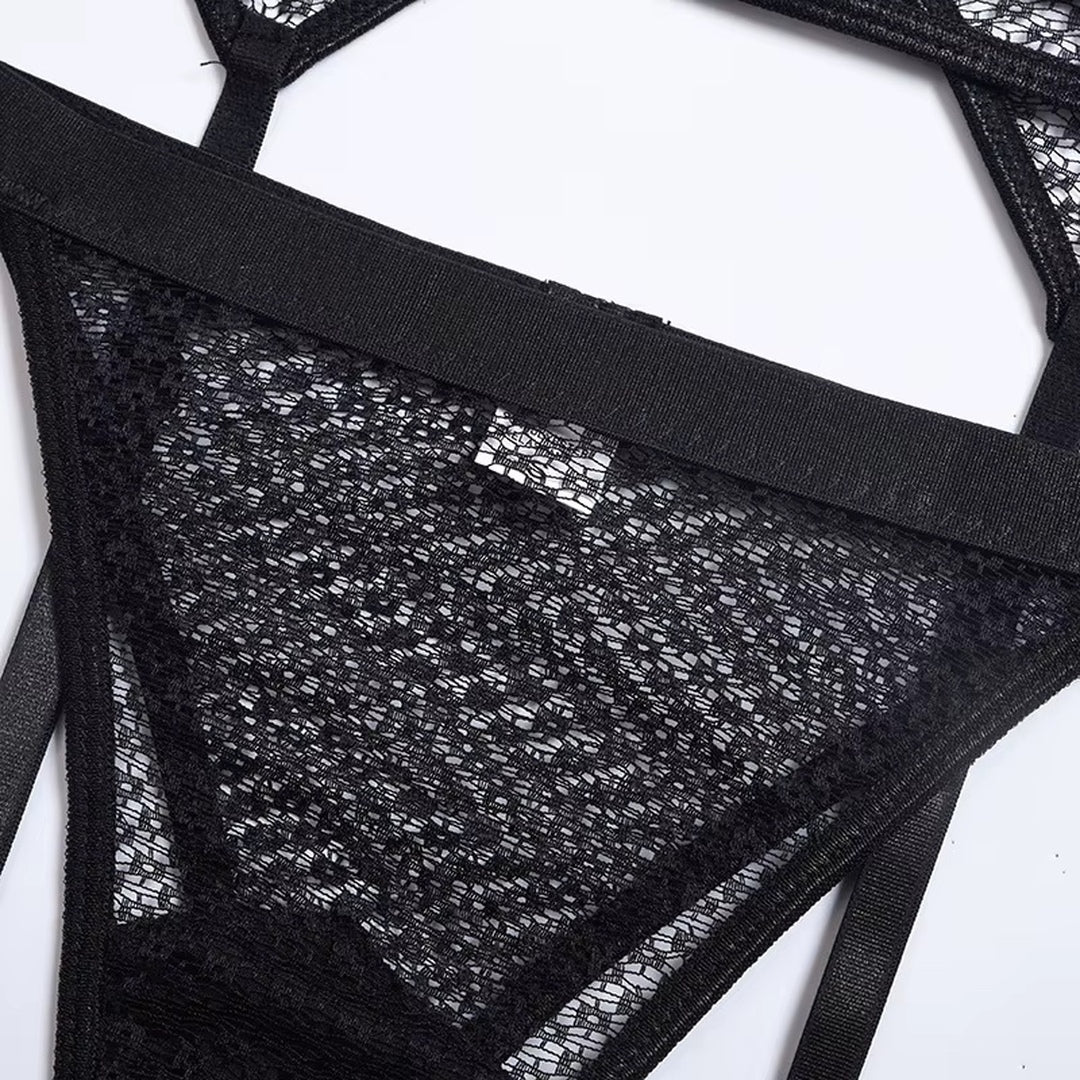Flesuah Sorella – 3-teiliges Dessous-Set mit Spitze & zarten Trägerdetails