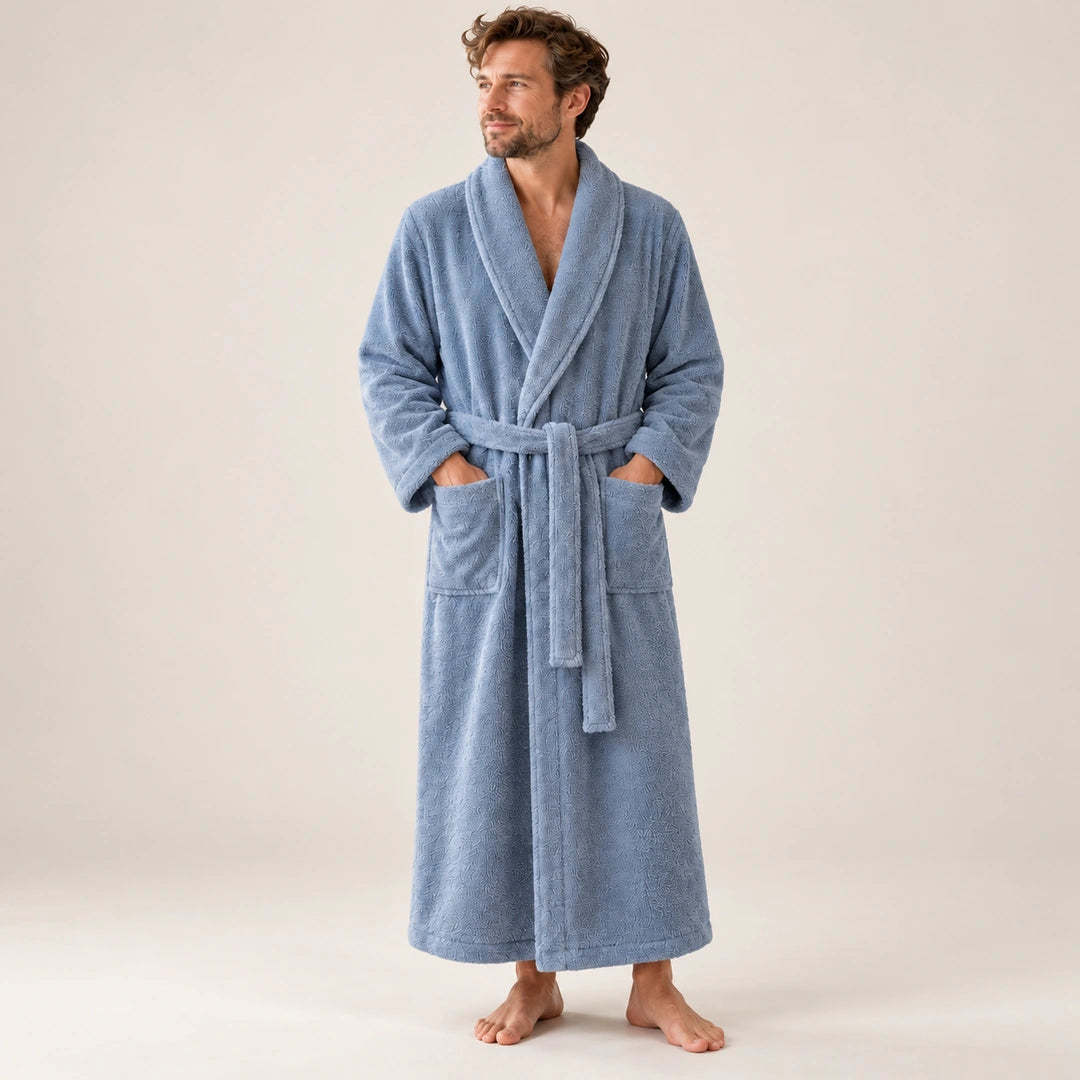 Flesuah Tavero – Herren-Frottee-Bademantel aus Baumwolle
