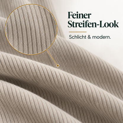 Sina – Gestreiftes Loungewear-Set mit Rundhalsausschnitt