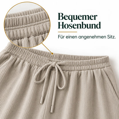 Sina – Gestreiftes Loungewear-Set mit Rundhalsausschnitt