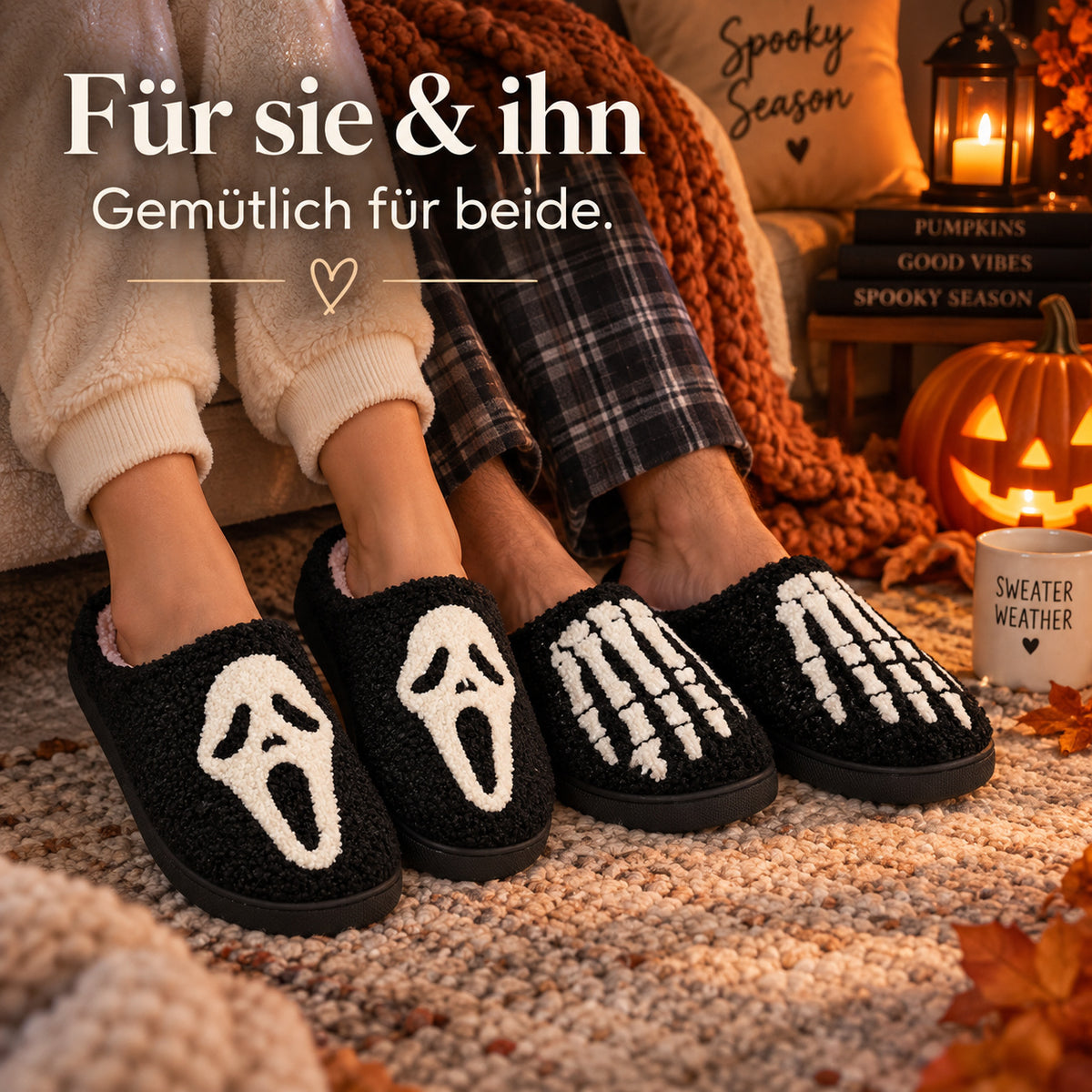 Flesuah Phantom – Halloween Hausschuhe