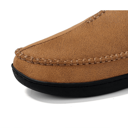 Flesuah Nordic - Atmungsaktive Wildleder Pantoffel mit weicher Sohle