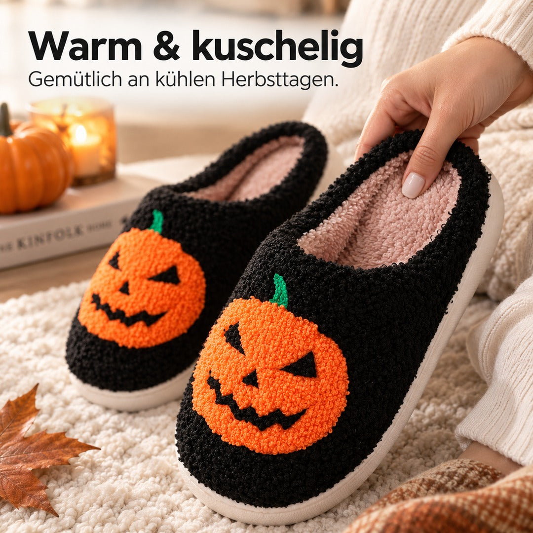 Flesuah Jack – Warme Kürbis-Hausschuhe