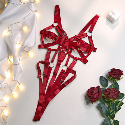 Flesuah Zarina – Cut-Out Bodysuit mit Ringdetails