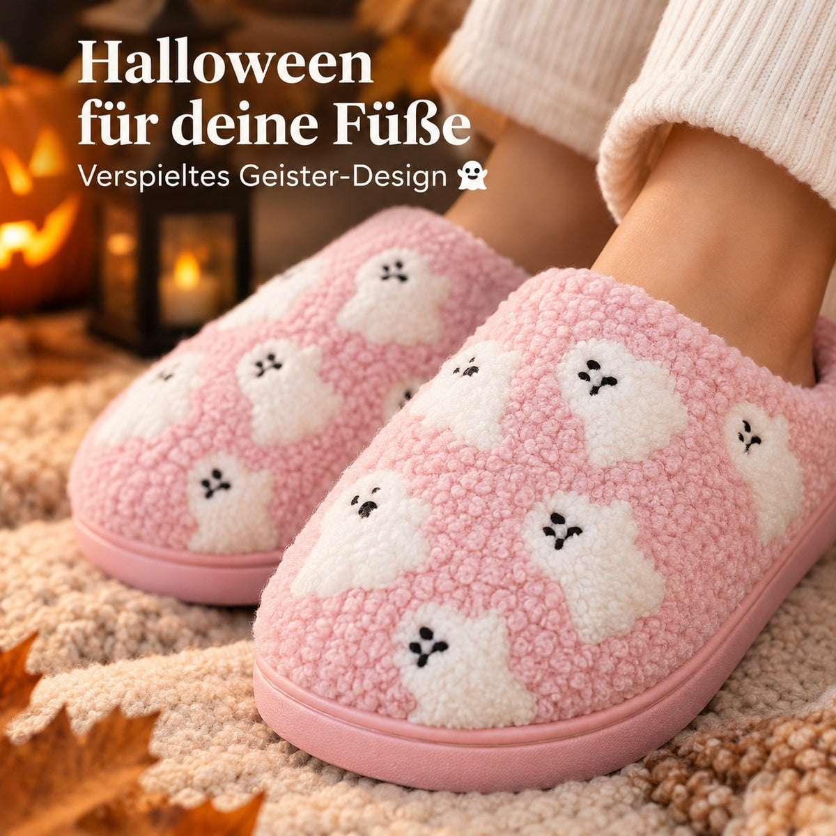 Flesuah Spooky – Kuschelige Halloween-Hausschuhe