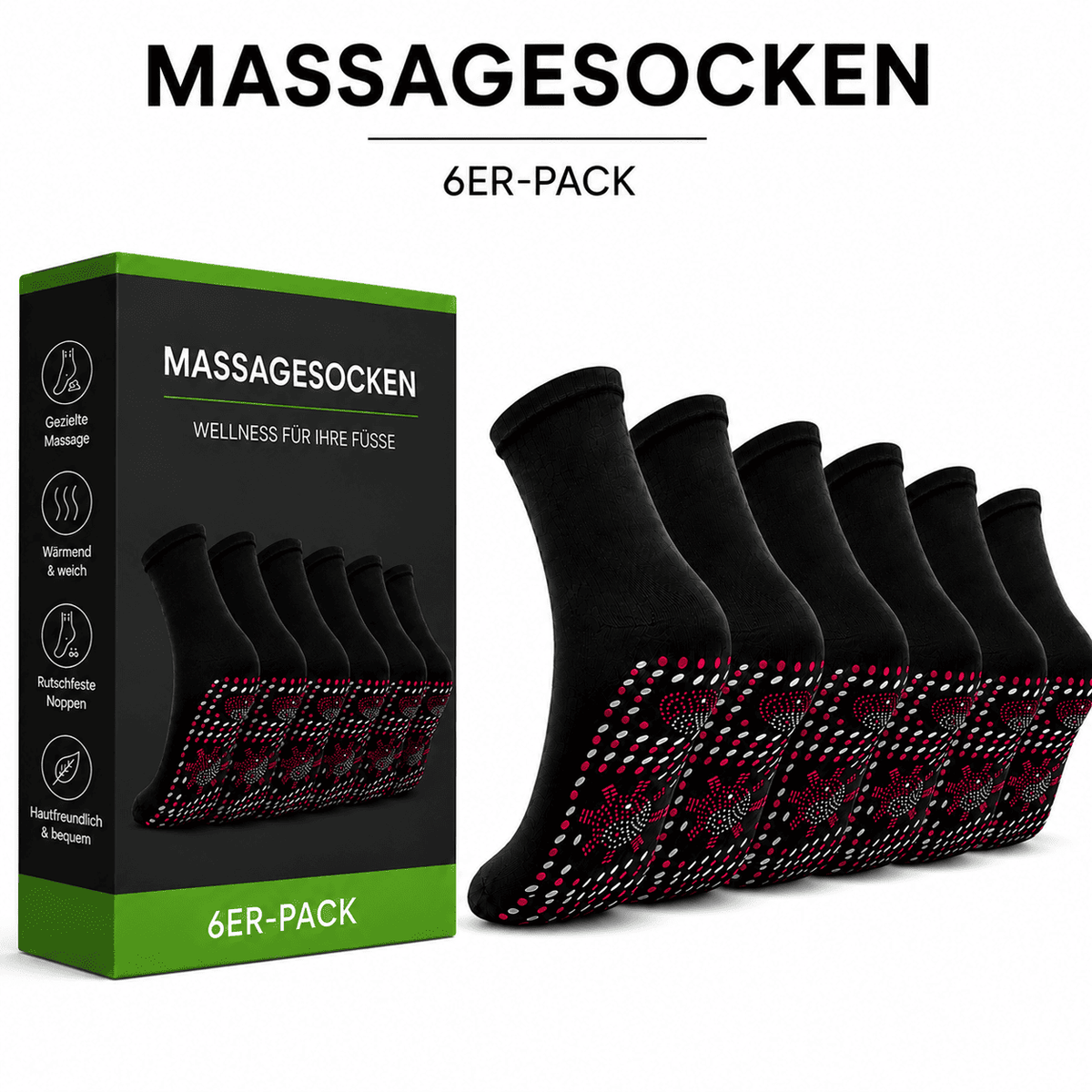Flesuah ReflexSocks – Socken mit stimulierenden Druckpunkten