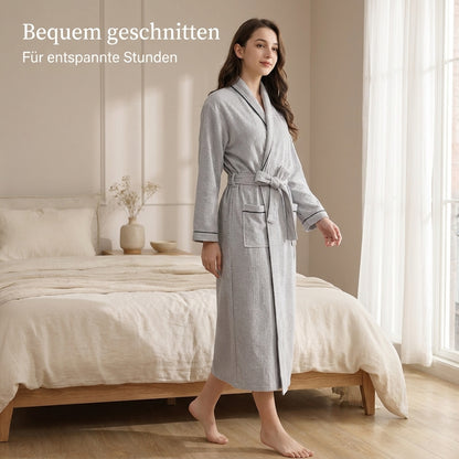 Flesuah Liva - Leichter Baumwoll-Bademantel