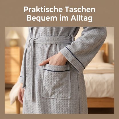 Flesuah Liva - Leichter Baumwoll-Bademantel