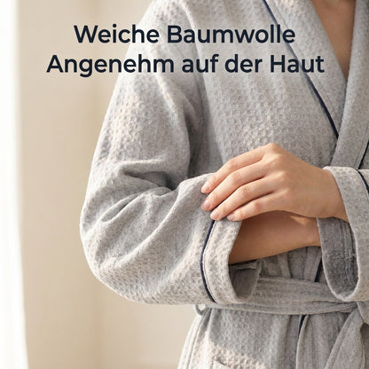 Flesuah Liva - Leichter Baumwoll-Bademantel