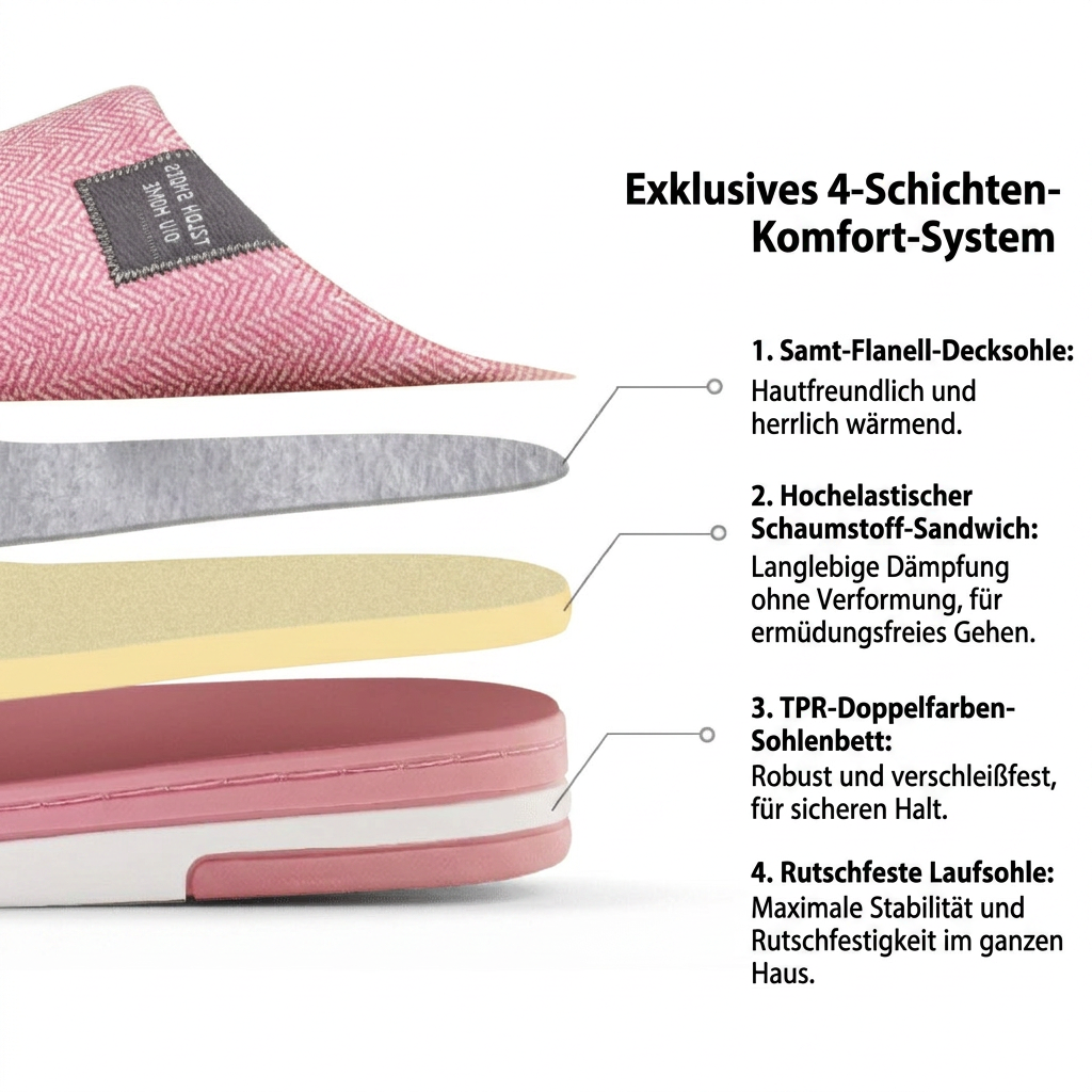 Flesuah Coast - Atmungsaktive Alltagspantoffeln mit Komfortsohle