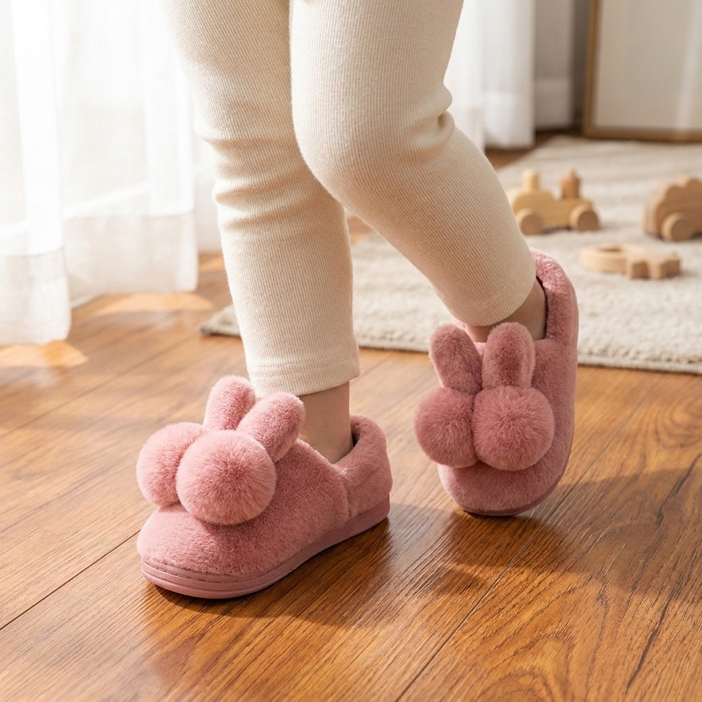 Flesuah Hasis Classic - Superweiche Kuschelschuhe mit geschlossener Ferse