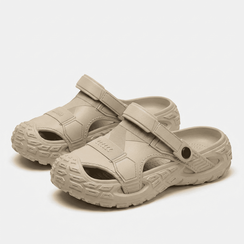 Flesuah Clogs - Leichte Clogs mit verstellbaren Riemen