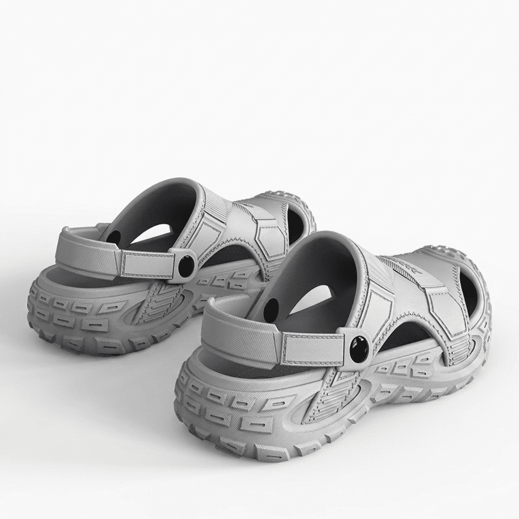 Flesuah Clogs - Leichte Clogs mit verstellbaren Riemen