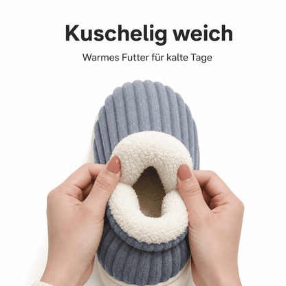 Flesuah Klumos – Warme Plüsch-Hausschuhe