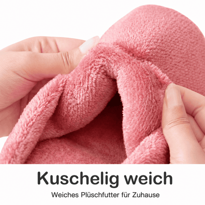 Flesuah Maison Plush - Atmungsaktive Plüsch-Hausschuhe