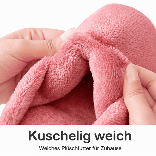Flesuah Maison Plush - Atmungsaktive Plüsch-Hausschuhe