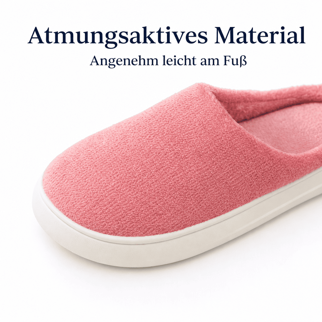 Flesuah Maison Plush - Atmungsaktive Plüsch-Hausschuhe