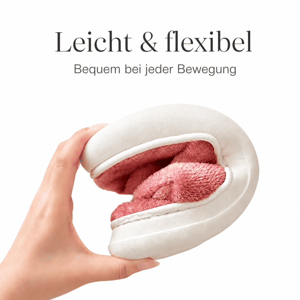 Flesuah Maison Plush - Atmungsaktive Plüsch-Hausschuhe