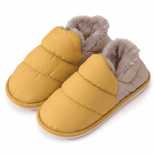 Flesuah Cocoon Cluff - All-Inclusive Baumwollschuhe mit Anti-Rutsch Sohle