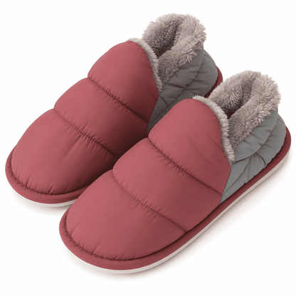Flesuah Cocoon Cluff - All-Inclusive Baumwollschuhe mit Anti-Rutsch Sohle