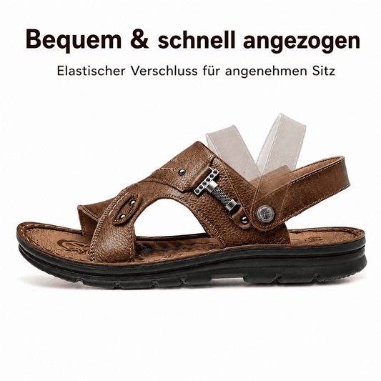 Flesuah Mareno – Herren Sandalen aus Kuhleder für Alltag & Freizeit