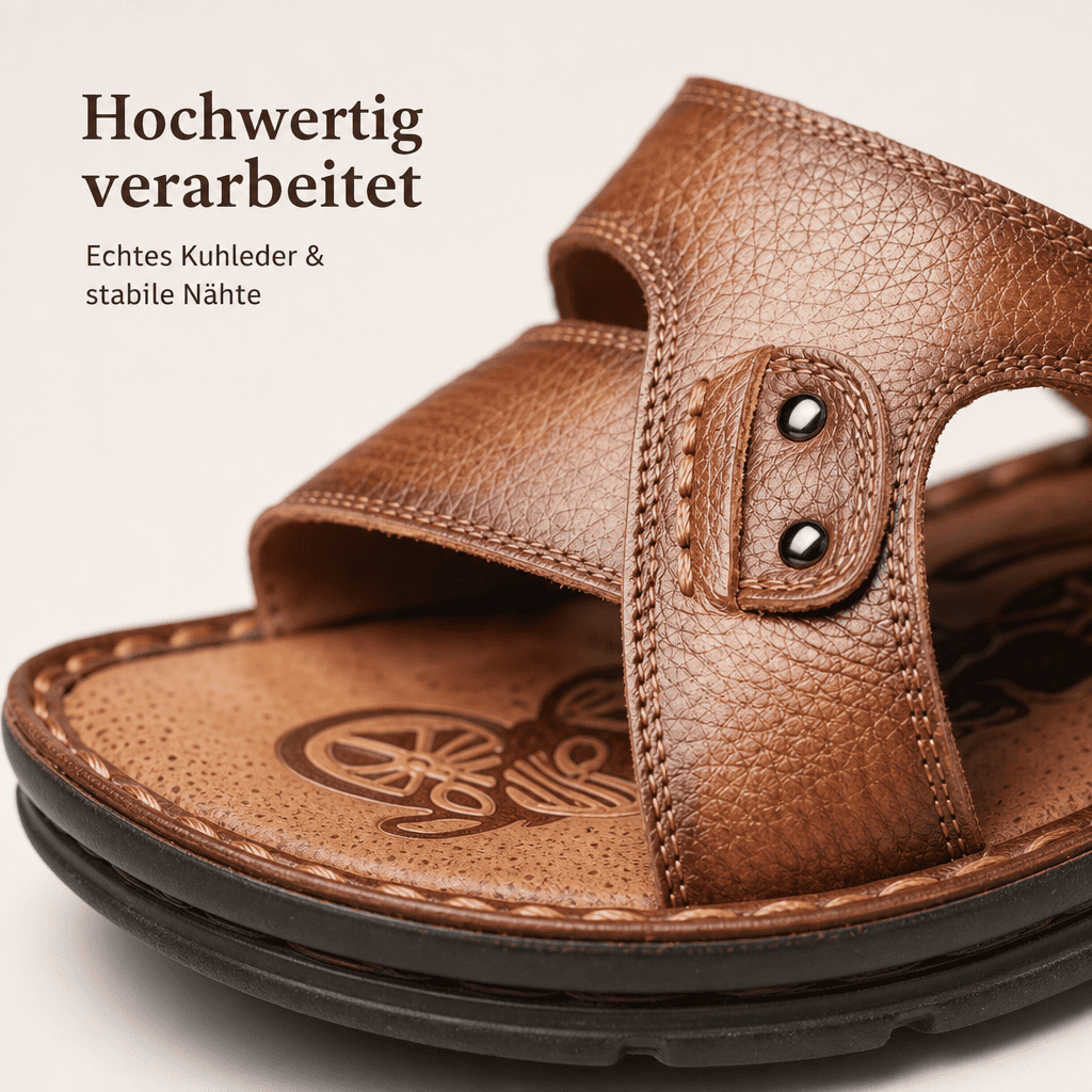 Flesuah Mareno – Herren Sandalen aus Kuhleder für Alltag & Freizeit