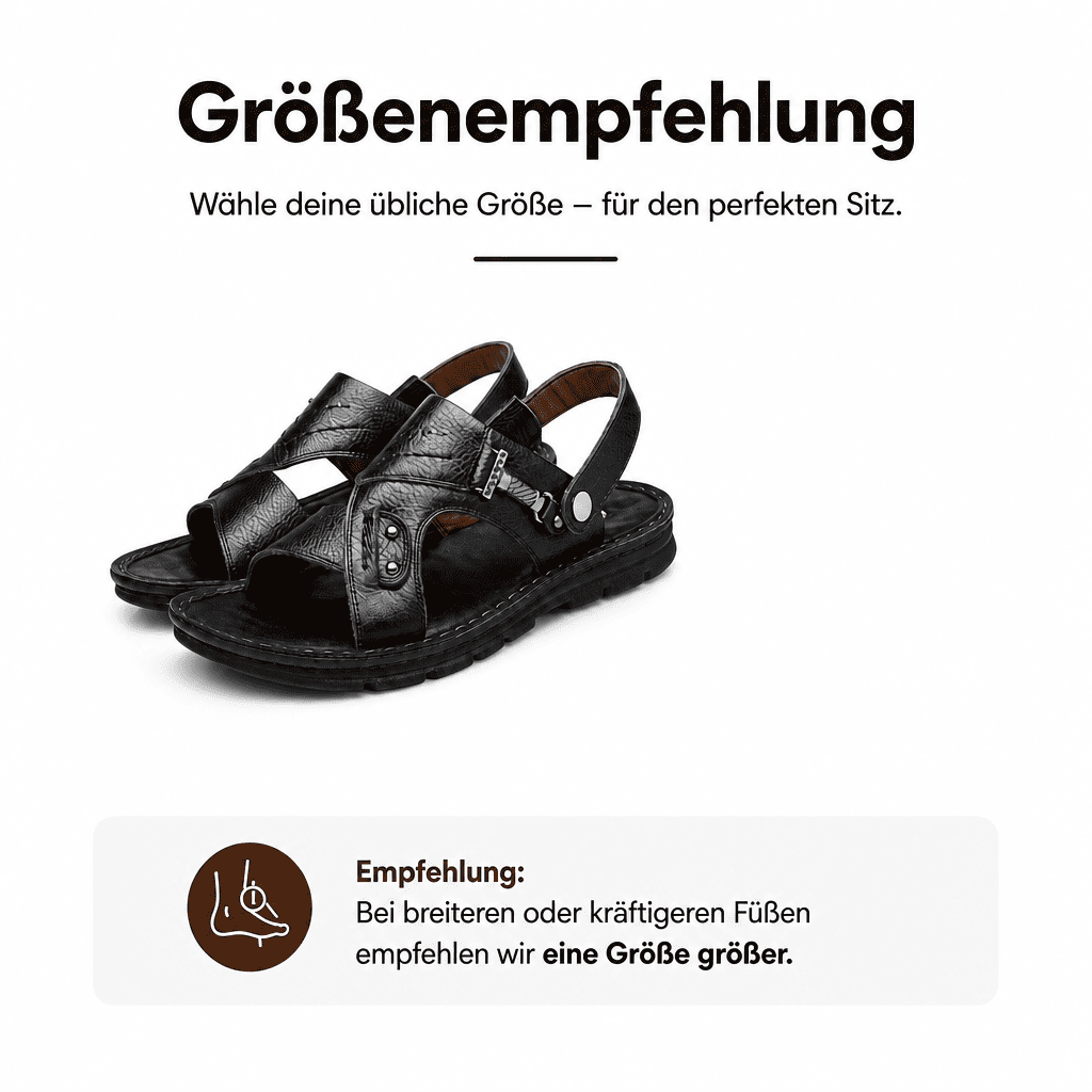 Flesuah Mareno – Herren Sandalen aus Kuhleder für Alltag & Freizeit