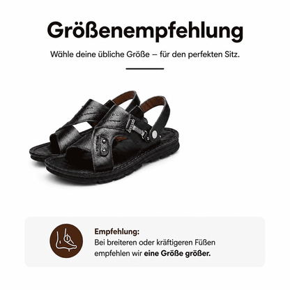 Flesuah Mareno – Herren Sandalen aus Kuhleder für Alltag & Freizeit