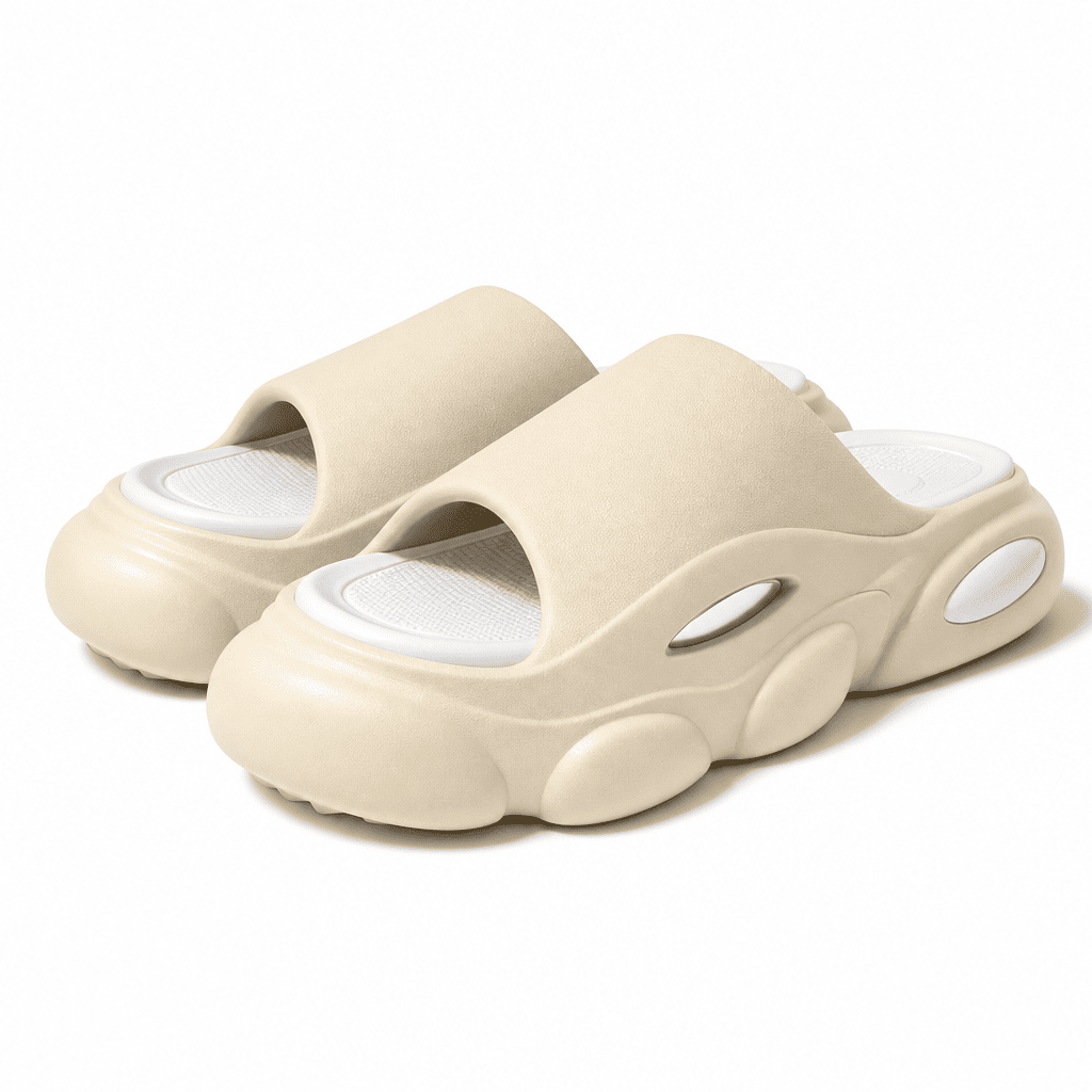 Flesuah CloudStep - Bequeme Plateau-Sommerschuhe mit Komfortsohle