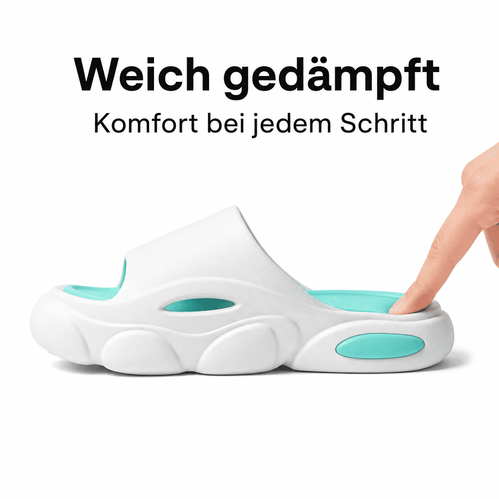 Flesuah CloudStep - Bequeme Plateau-Sommerschuhe mit Komfortsohle