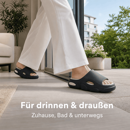 Flesuah CloudStep - Bequeme Plateau-Sommerschuhe mit Komfortsohle