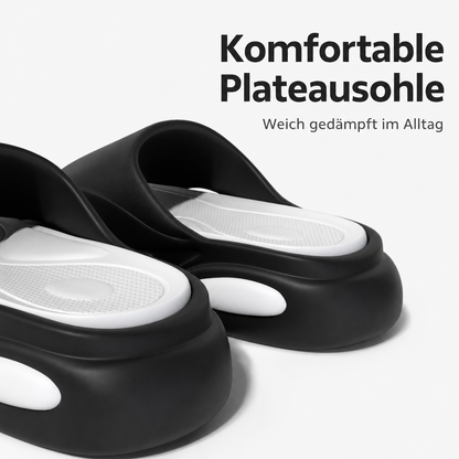 Flesuah CloudStep - Bequeme Plateau-Sommerschuhe mit Komfortsohle