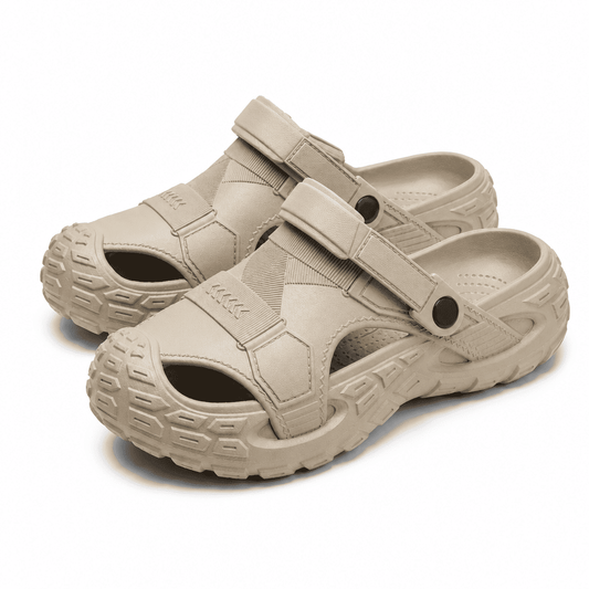 Flesuah Clogs Trek - Leichte Clogs mit Fersenriemen