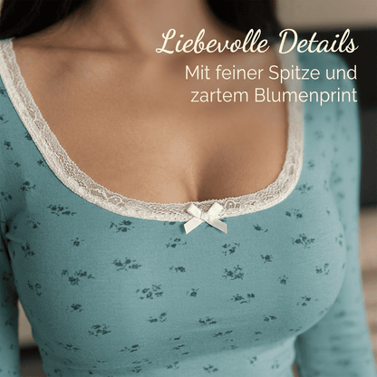 Flesuah Flora – Damen Lounge-Set mit Blumenprint