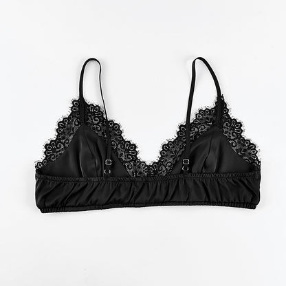 Flesuah Noelia – 2-teiliges Satin-Nachtwäsche-Set mit Spitze