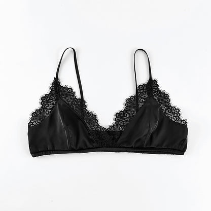 Flesuah Noelia – 2-teiliges Satin-Nachtwäsche-Set mit Spitze
