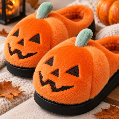Flesuah Pumpky – Kuschelige Kürbis-Hausschuhe