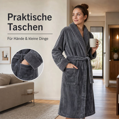 Flesuah Velora – Kuscheliges Bademantel-Set mit Hose